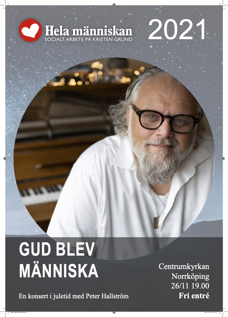 Affisch Julkonsert i Centrumkyrkan